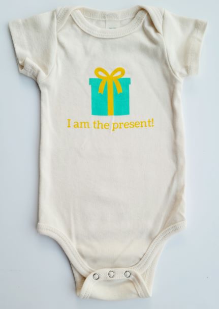 I Am The Present Short Sleeve Romper