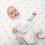 Pretty Bows - Long Sleeve Ruffle Top And Pant