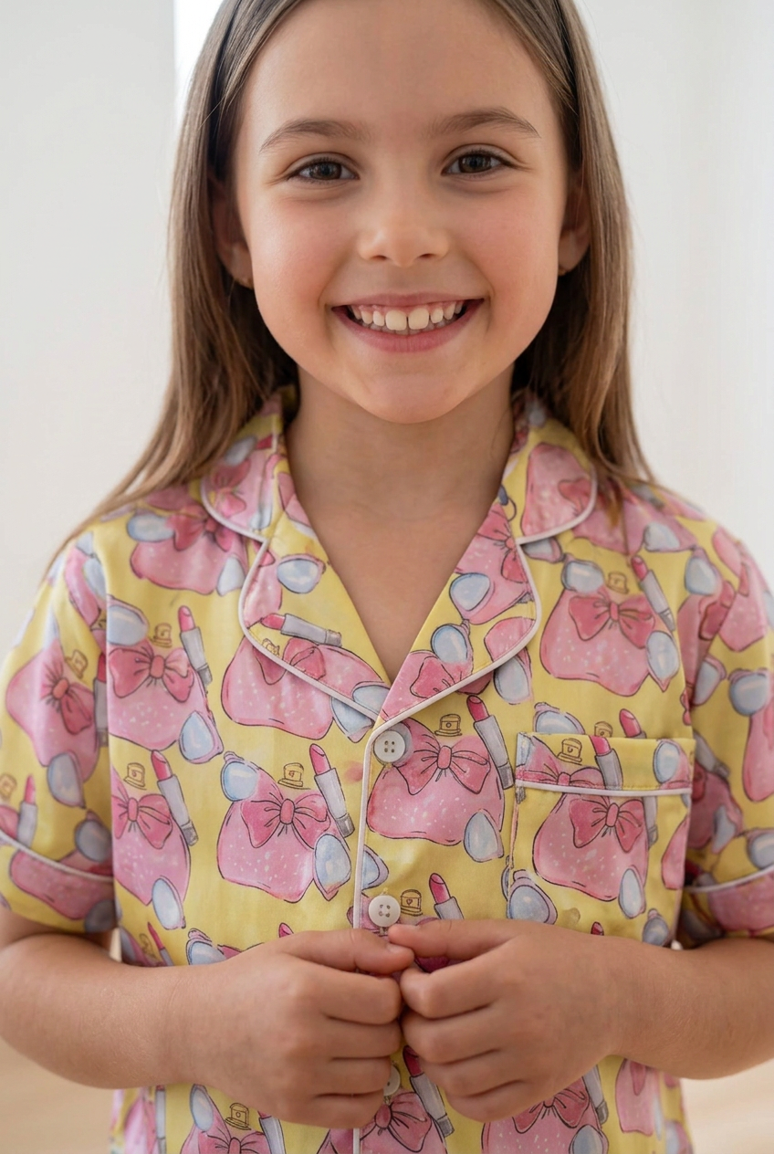 Tweenstyle By Stoopher - Pretty Things Silky Loungewear Set