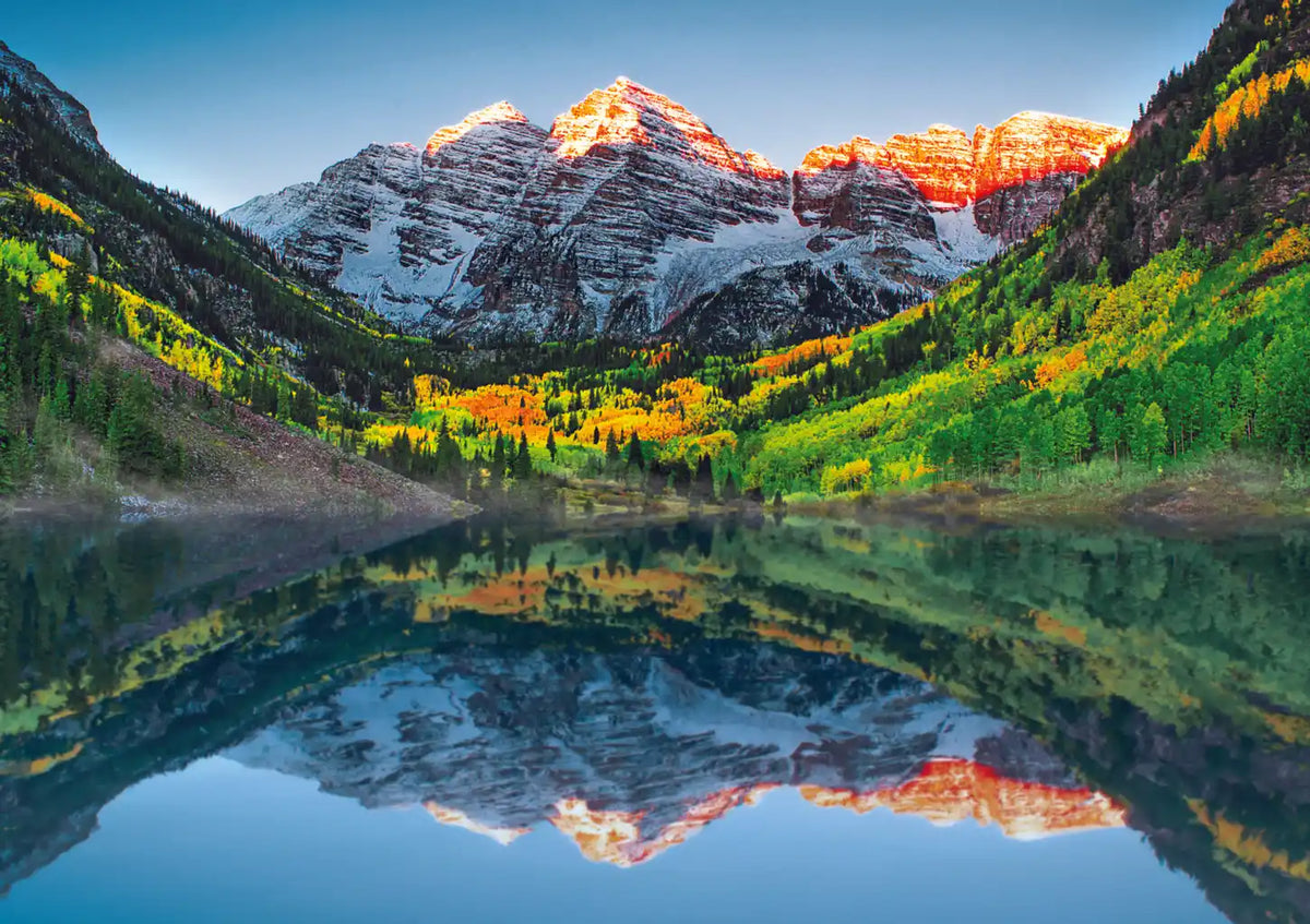Sunrise In The Rockies Square Box 1000 Piece Puzzle