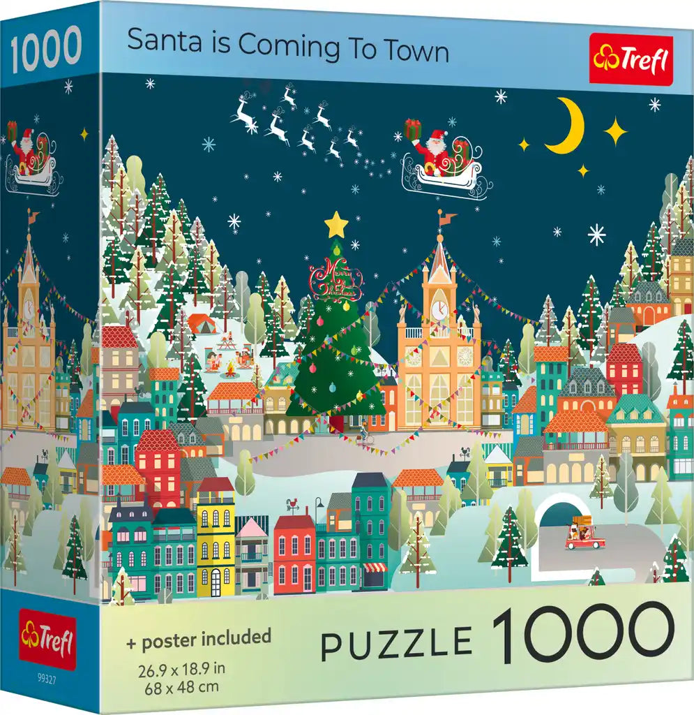 Santa Is Coming To Town 1000 Piece Puzzle