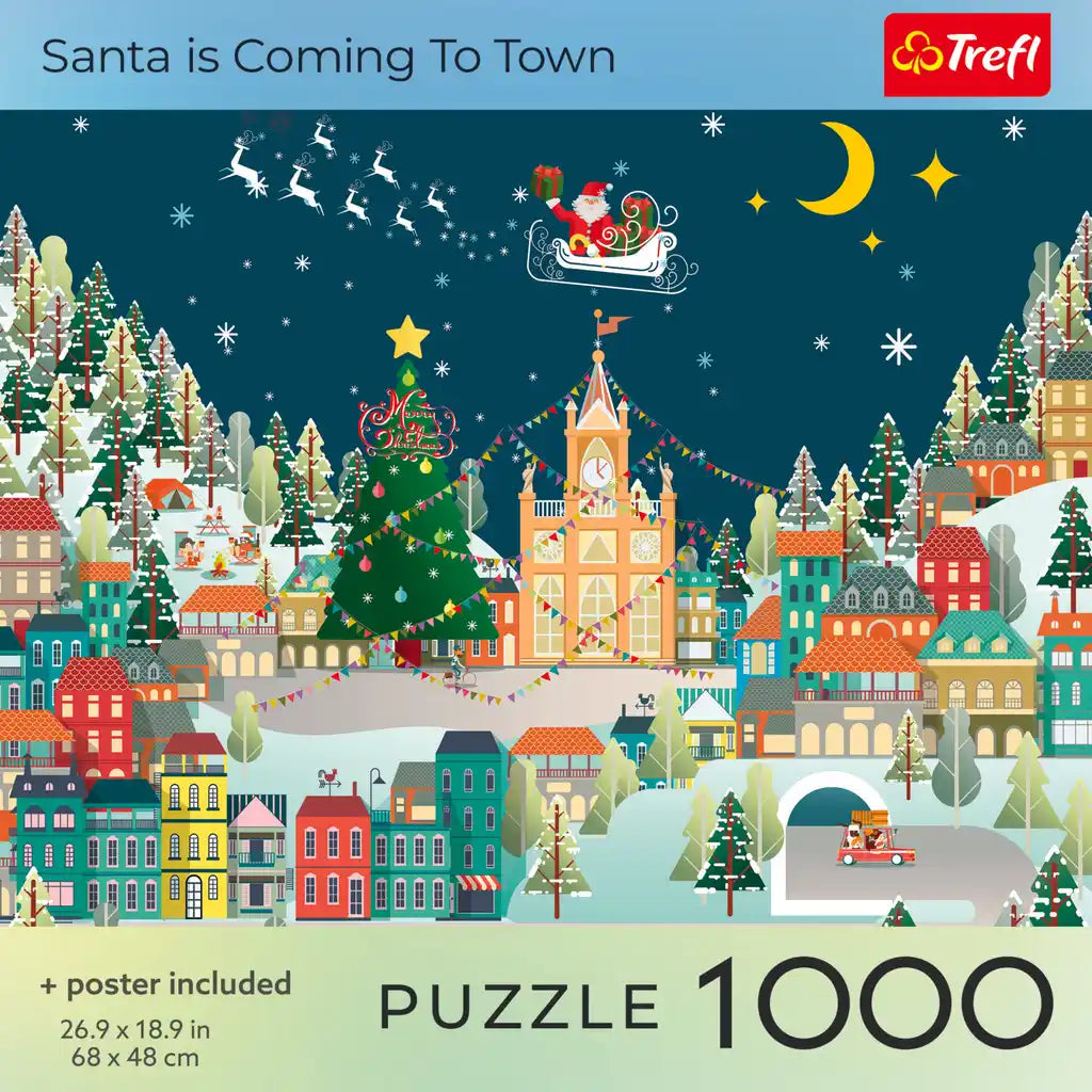 Santa Is Coming To Town 1000 Piece Puzzle