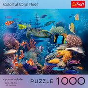 Colorful Coral Reef 1000 Piece Puzzle
