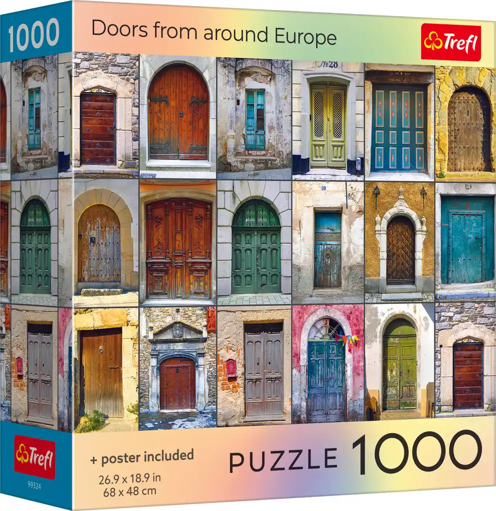 Doors From Around Europe 1000 Piece Puzzle