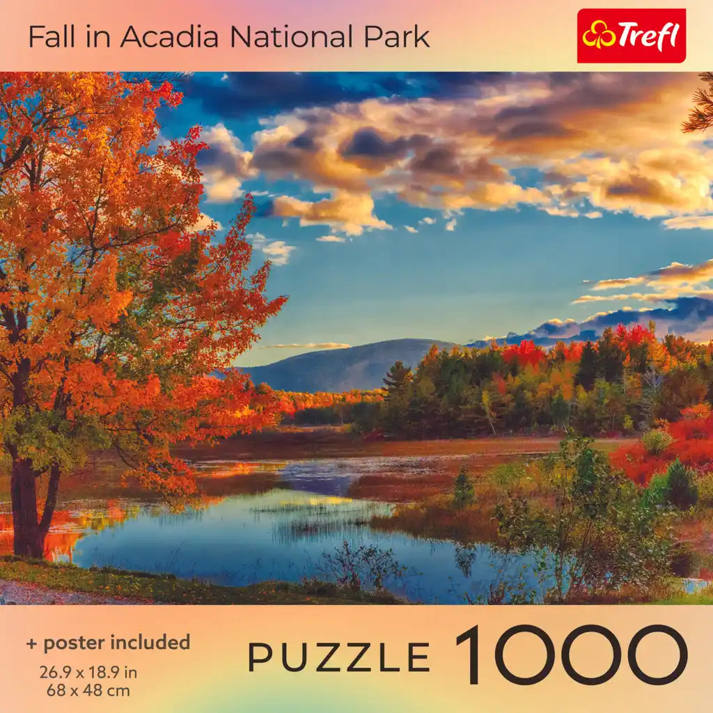 Fall In Acadia National Park 1000 Piece Puzzle