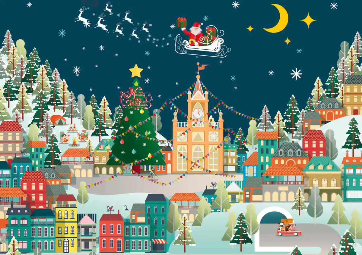 Santa Is Coming To Town 1000 Piece Puzzle