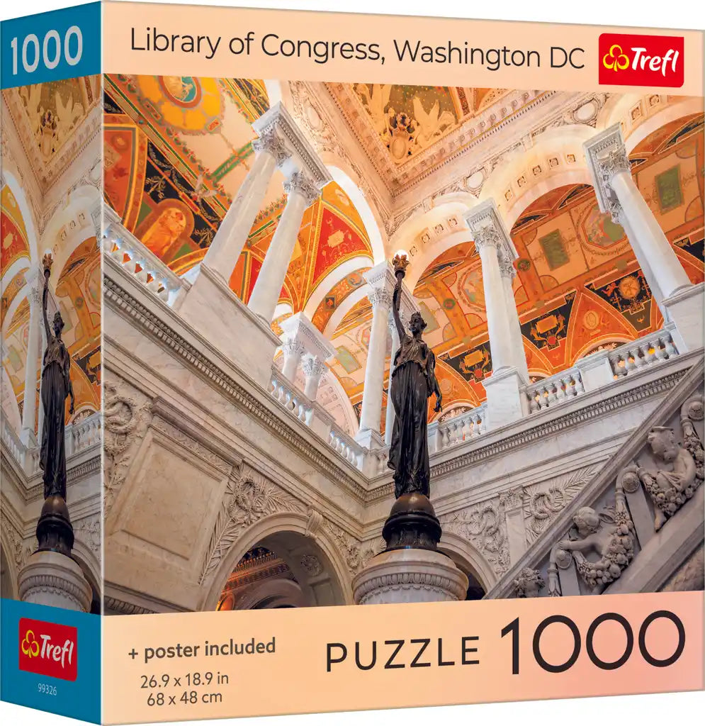 Library Of Congress, Washington Dc 1000 Piece Puzzle