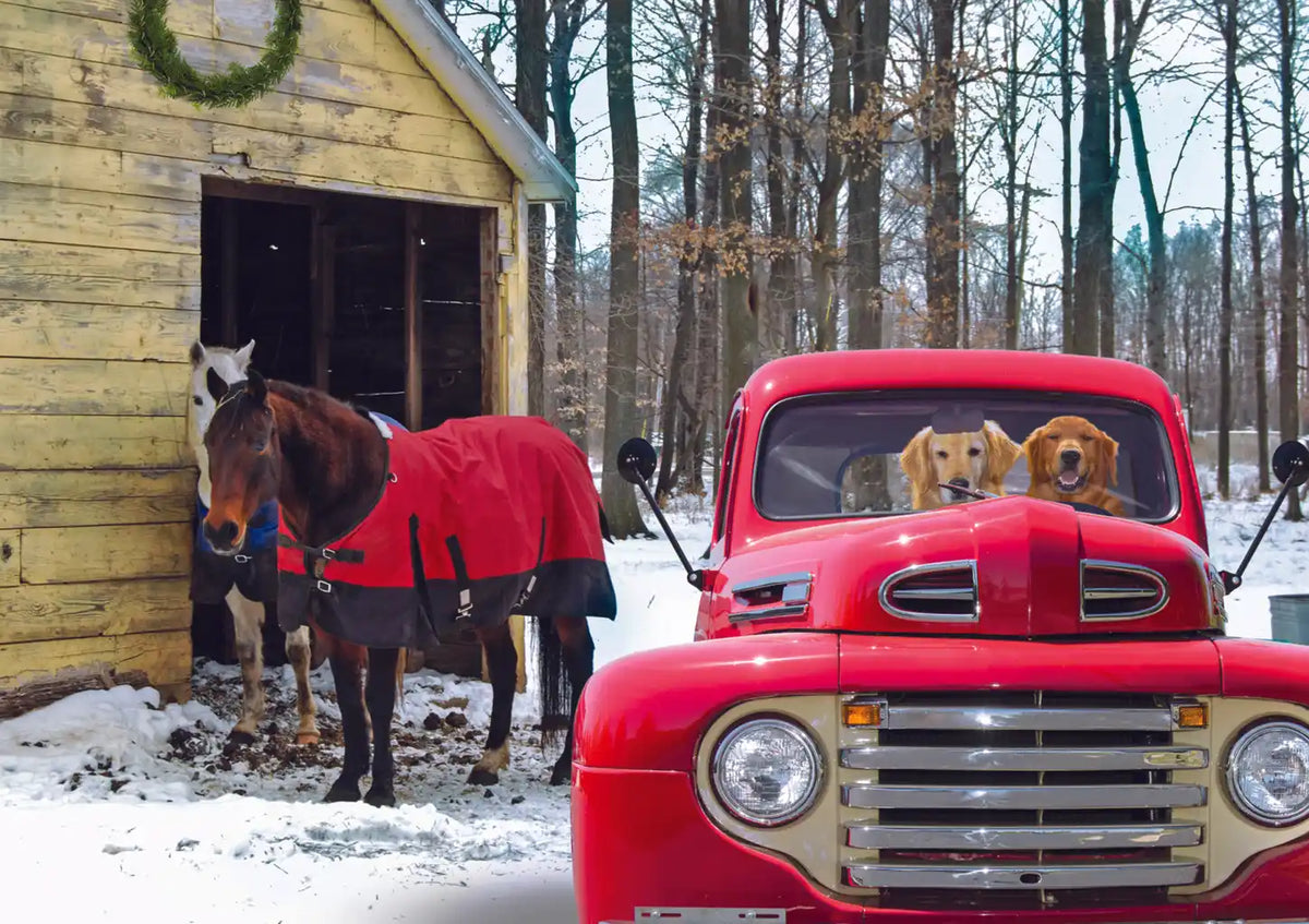 Country Christmas 1000 Piece Puzzle
