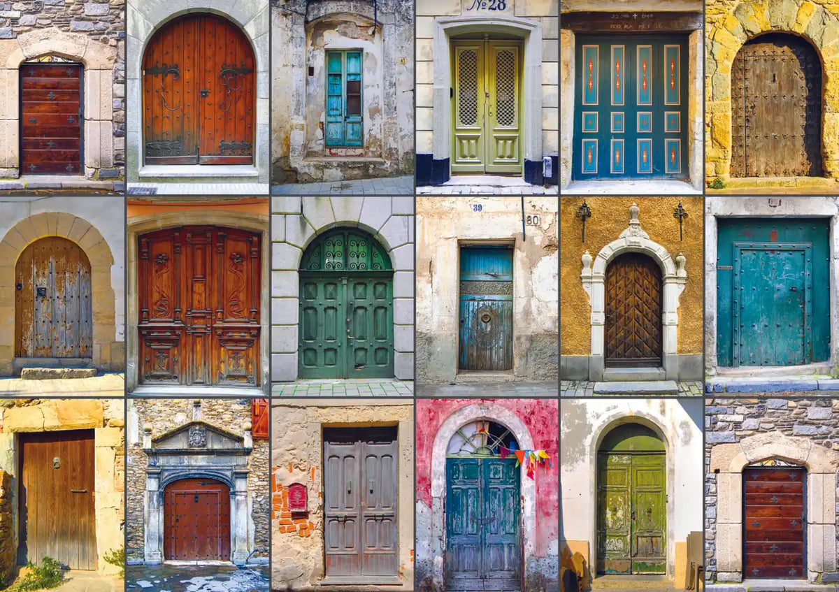 Doors From Around Europe 1000 Piece Puzzle