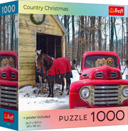 Country Christmas 1000 Piece Puzzle