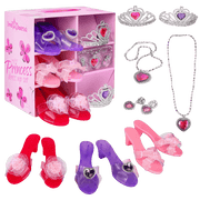 Princess Jewelry, Shoes And Tiara Set - Kids