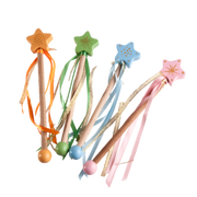 Magic Princess Wand For Kids, Painted Star Wand