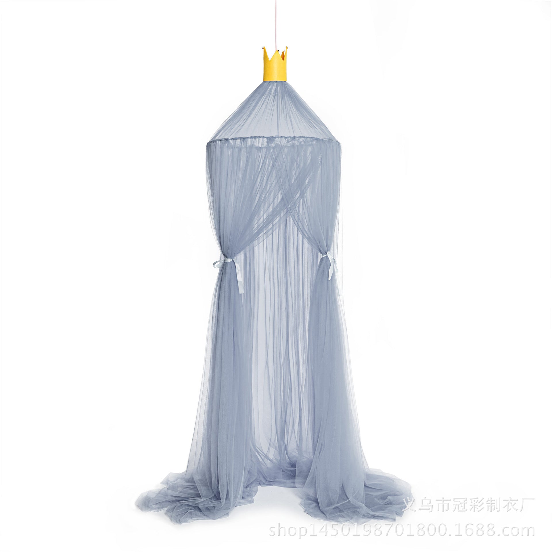 Children’s Room Round Top Baby Crib Mosquito Net, Trendy Summer Palace-style Bed Canopy, Installation-free Baby Mosquito Protection Cover