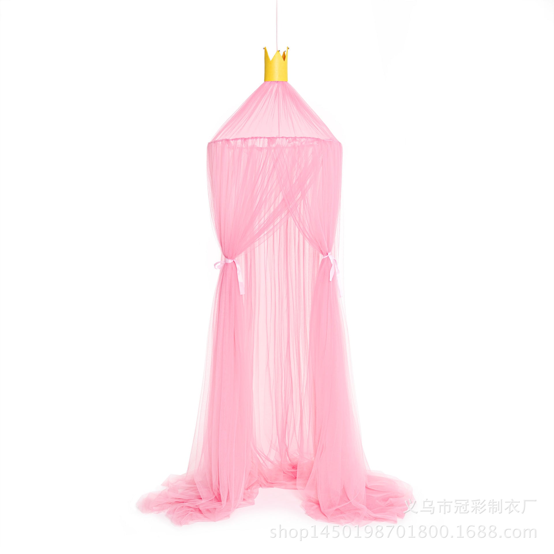 Children’s Room Round Top Baby Crib Mosquito Net, Trendy Summer Palace-style Bed Canopy, Installation-free Baby Mosquito Protection Cover