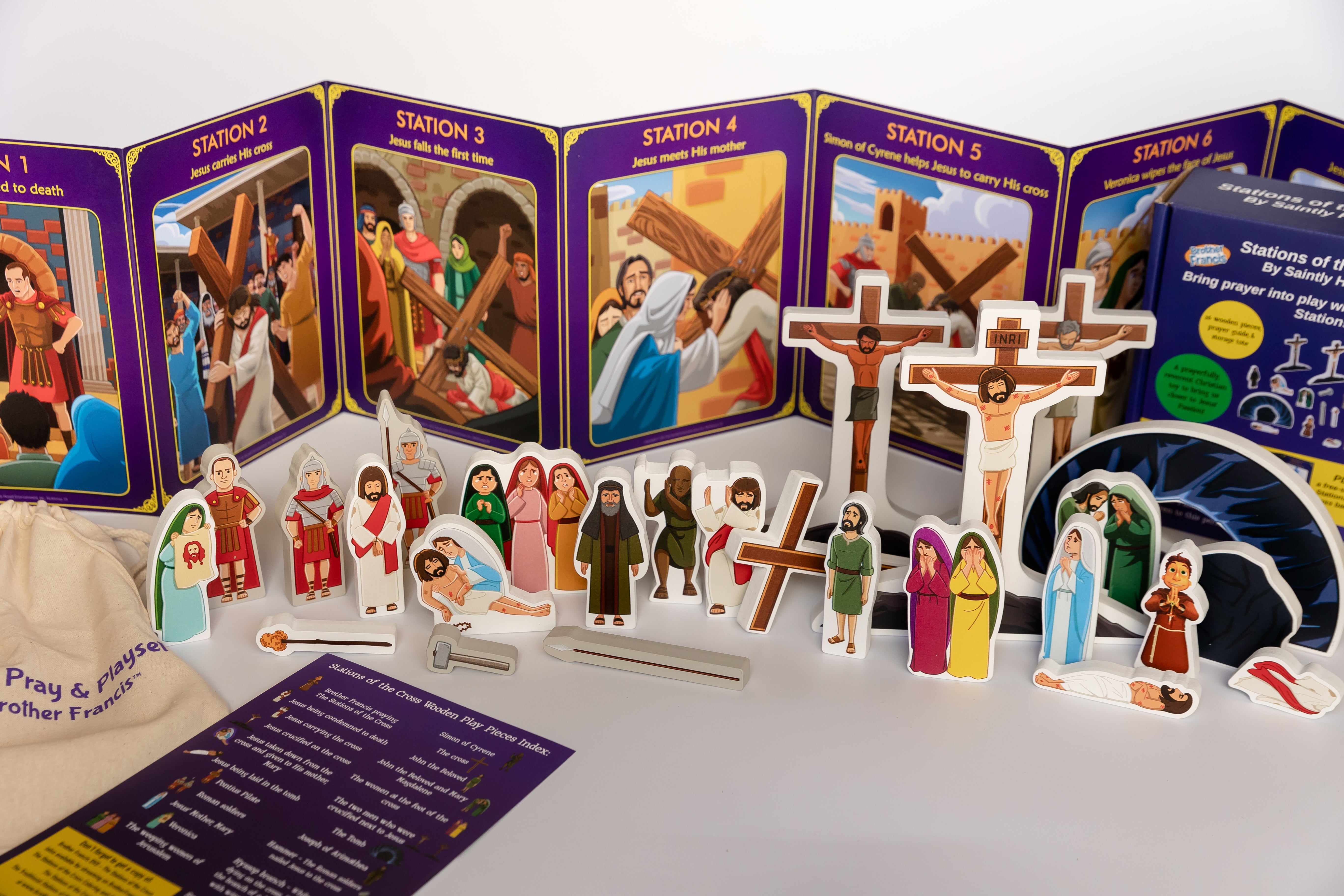 Stations Of The Cross Pray & Play Set - By  & Brother Francis