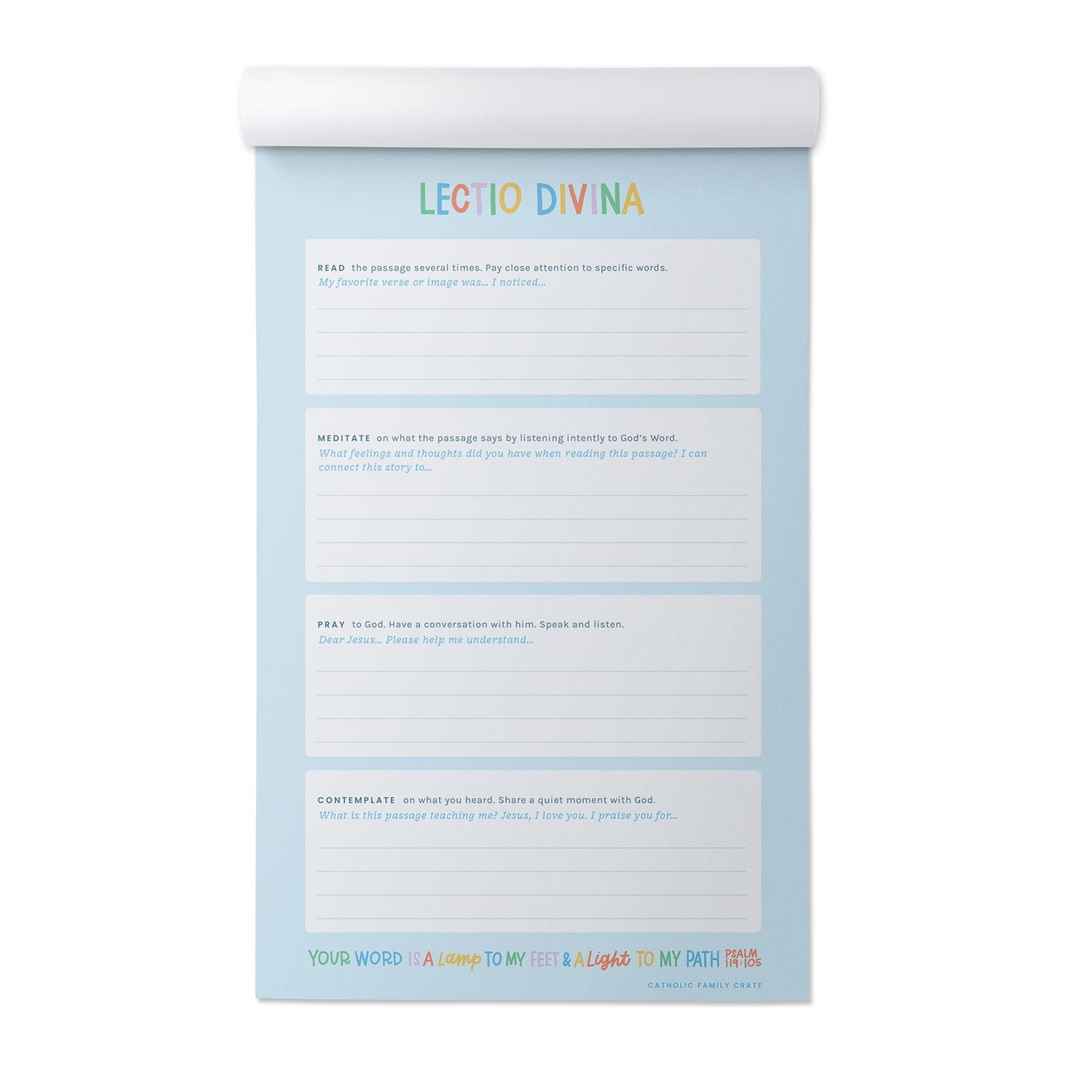 Children's Lectio Divina Notepad