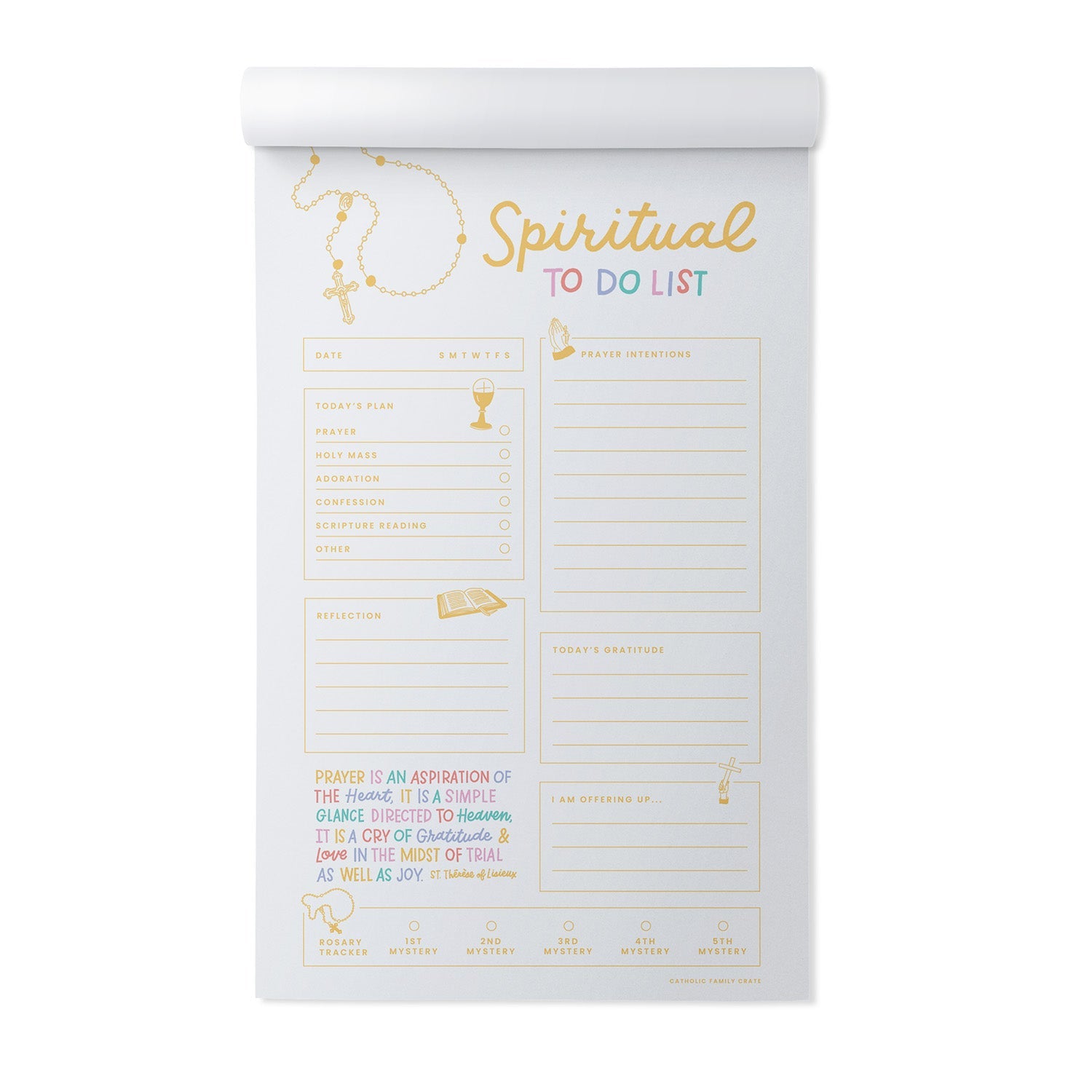 Spiritual To Do  List Notepad