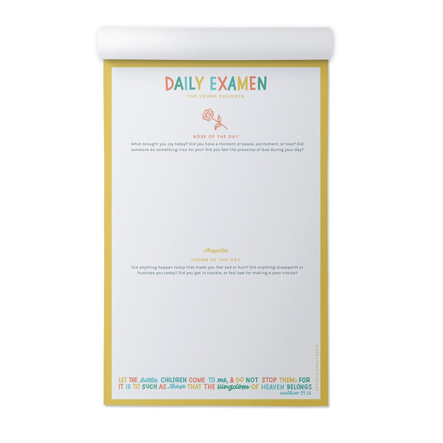 Children’s Daily Examen Notepad