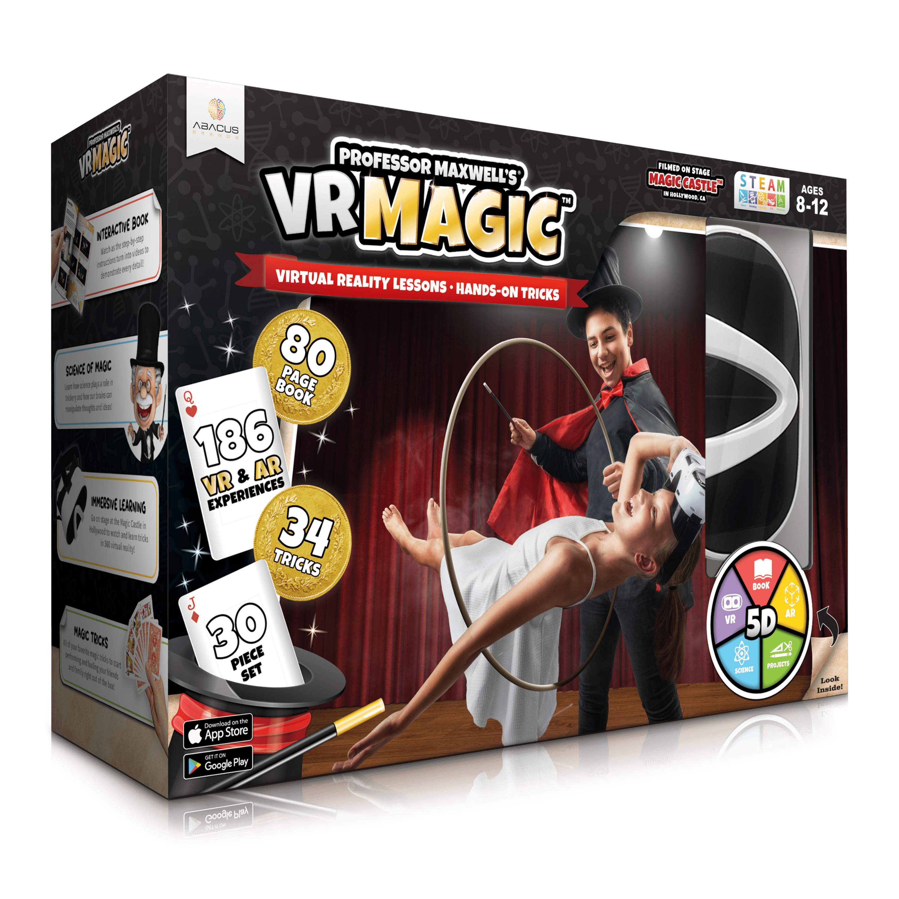 Professor Maxwell's Virtual Reality Magic Trick Set For Kids