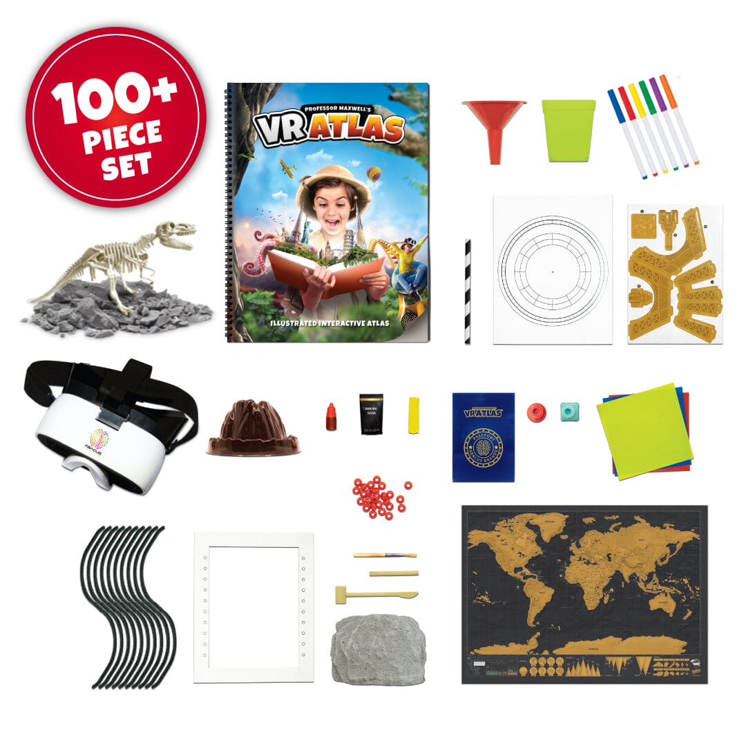 Professor Maxwell's Vr Atlas World Travel Activity Kit