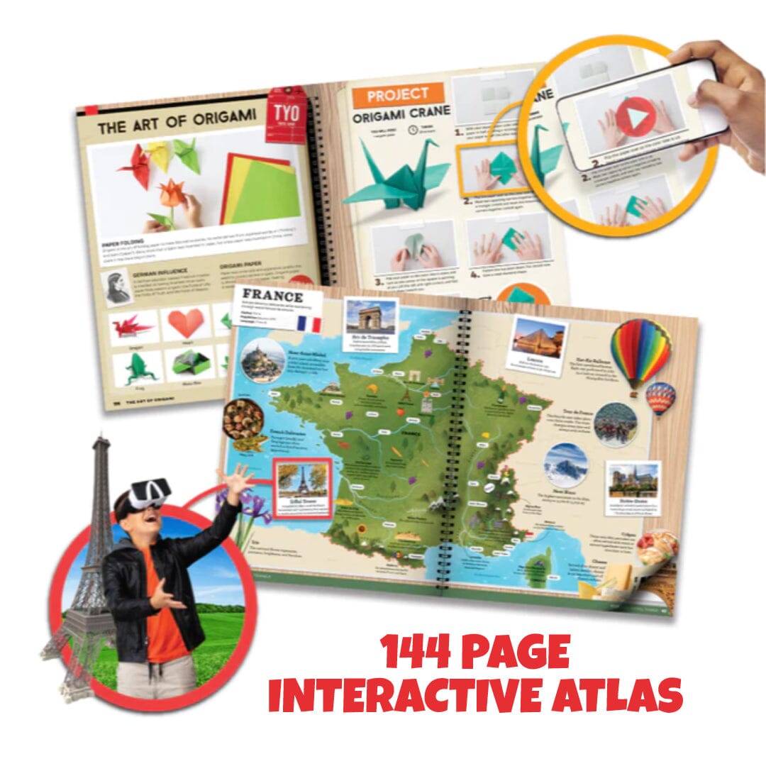 Professor Maxwell's Vr Atlas World Travel Activity Kit