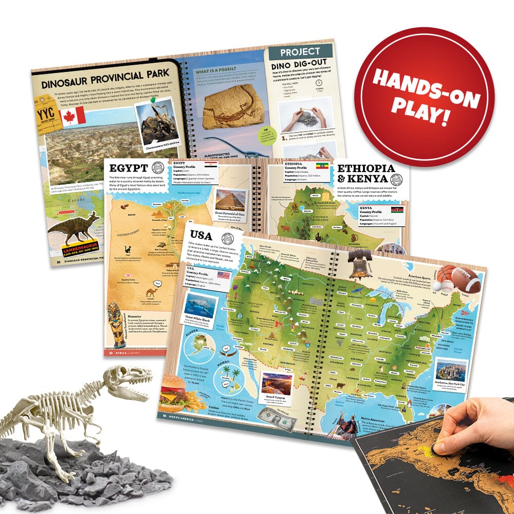 Professor Maxwell's Vr Atlas World Travel Activity Kit