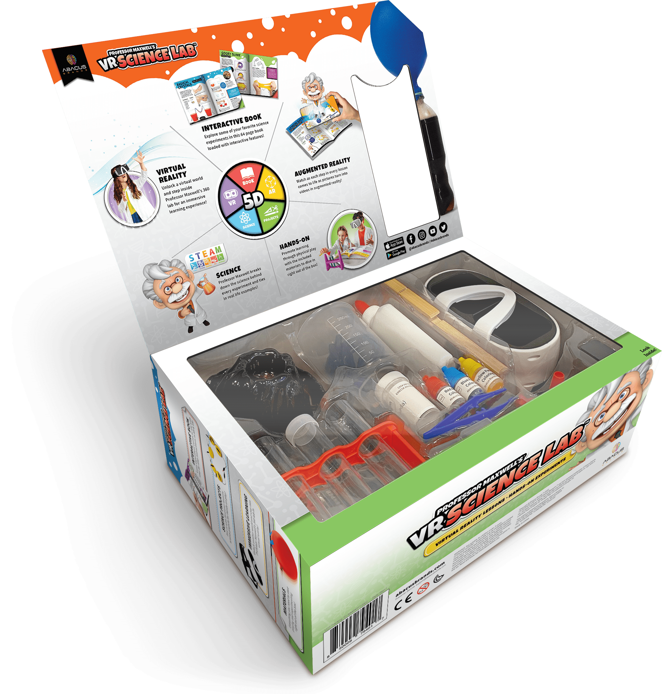 Professor Maxwell's Vr Science Lab Science Kit For Kids