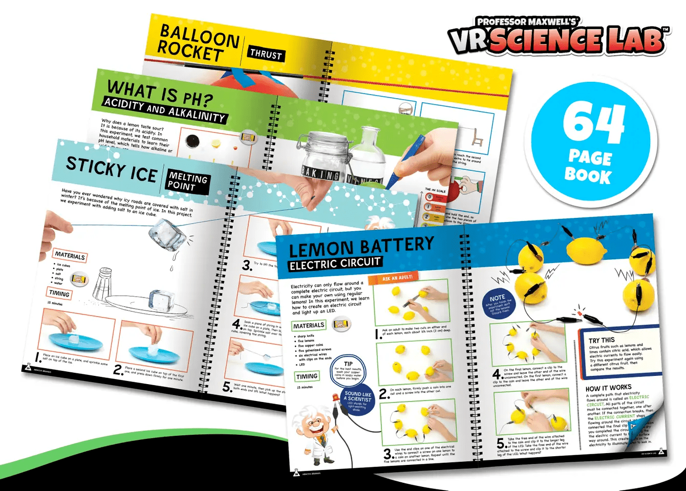 Professor Maxwell's Vr Science Lab Science Kit For Kids