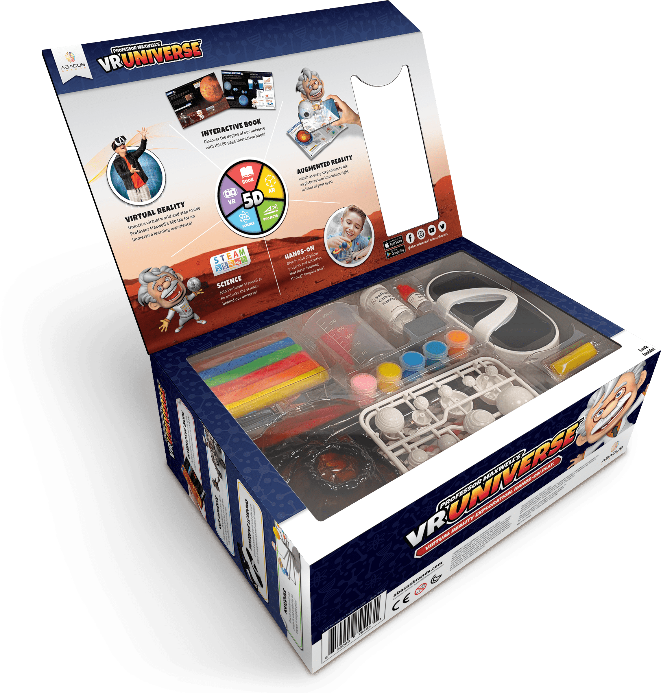 Professor Maxwell's Vr Universe Space Science Kit For Kids
