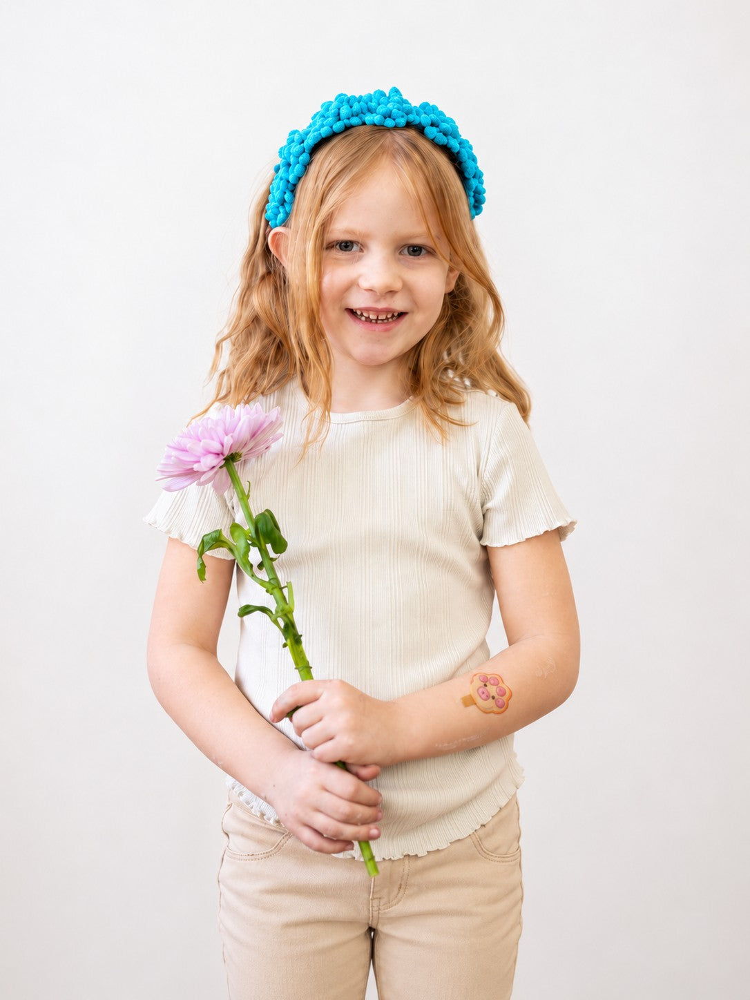 Crochet Puff Child Headband