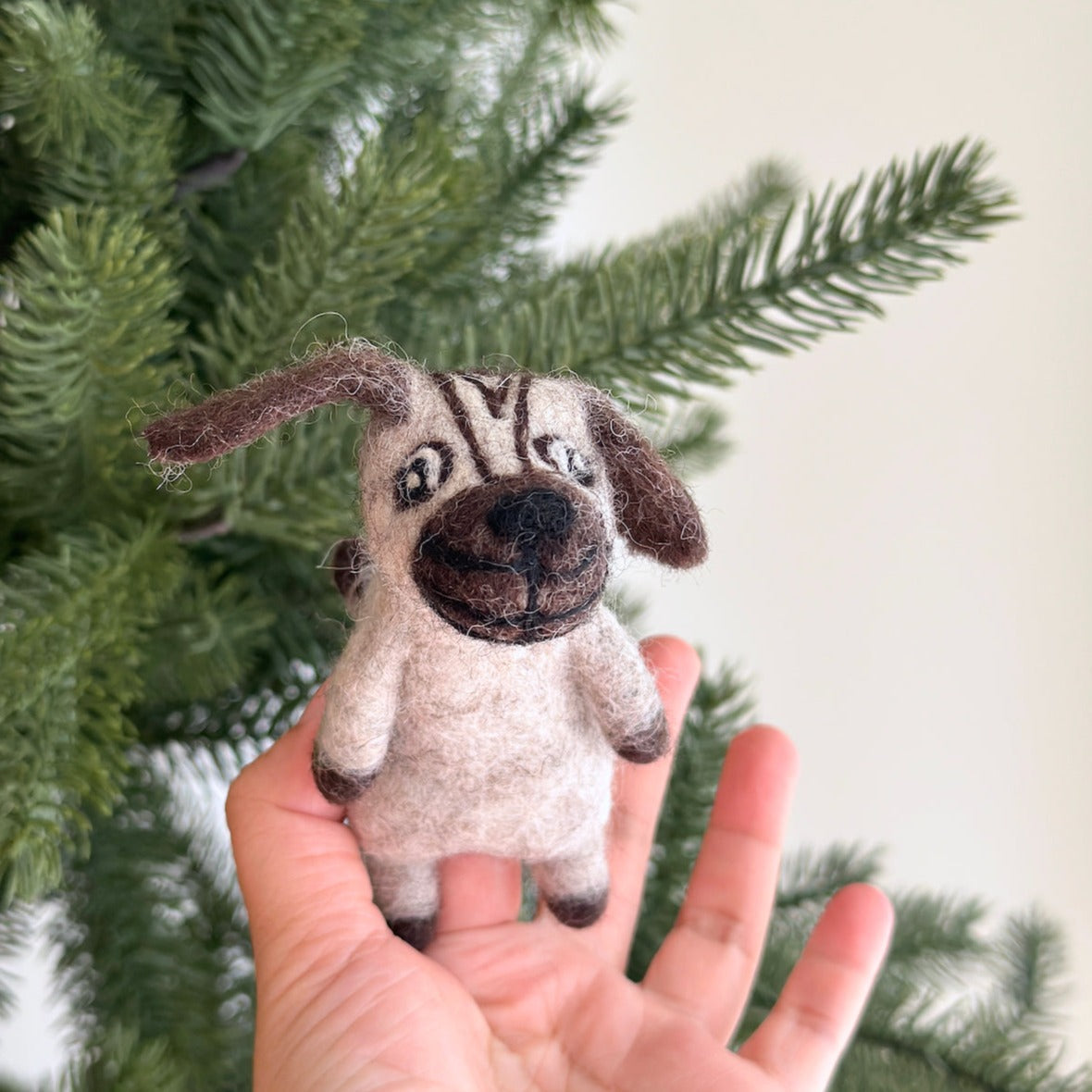 Pug Finger Puppet