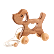 Wooden Dog Pull Along Toy