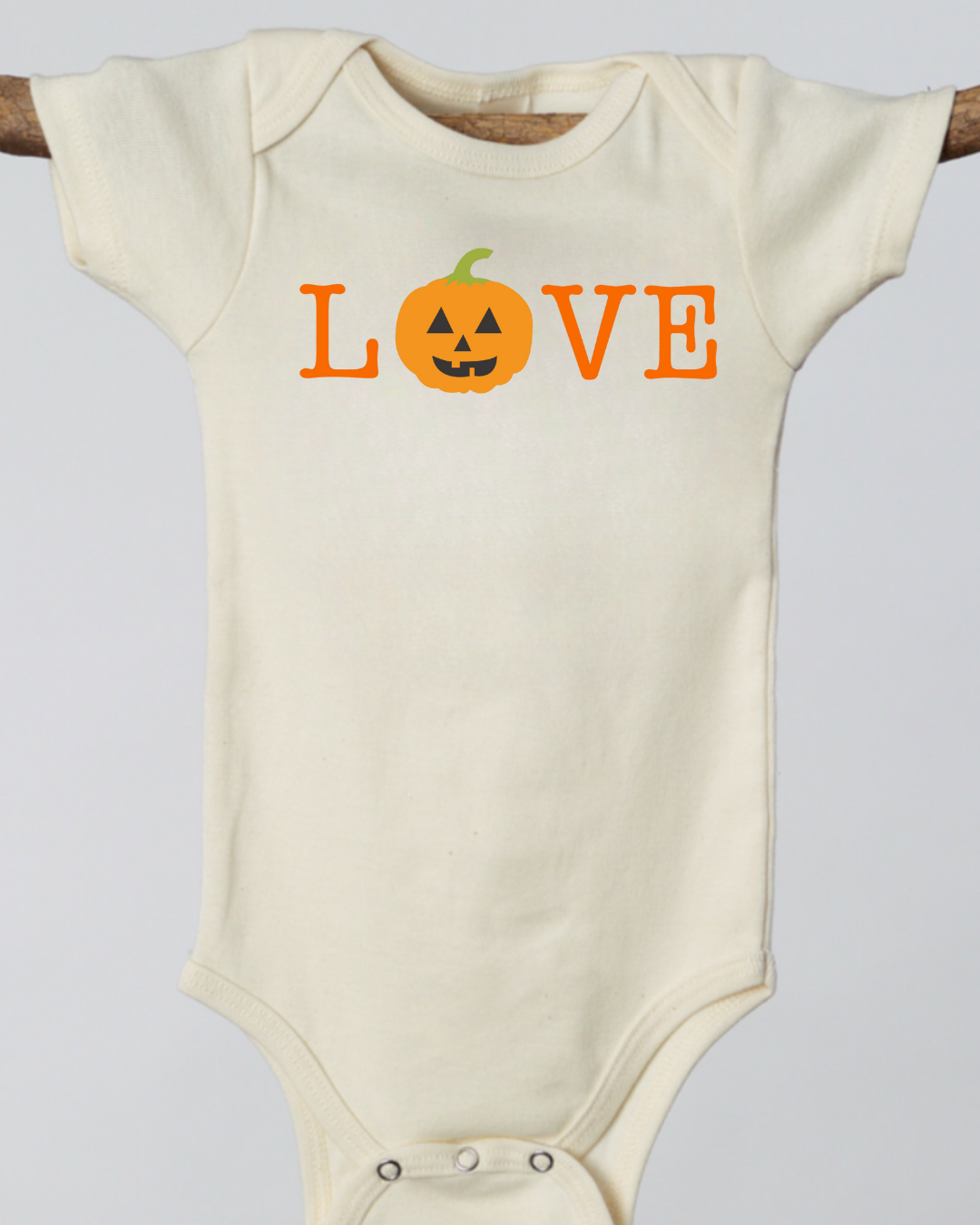Pumpkin Love Short Sleeve Romper