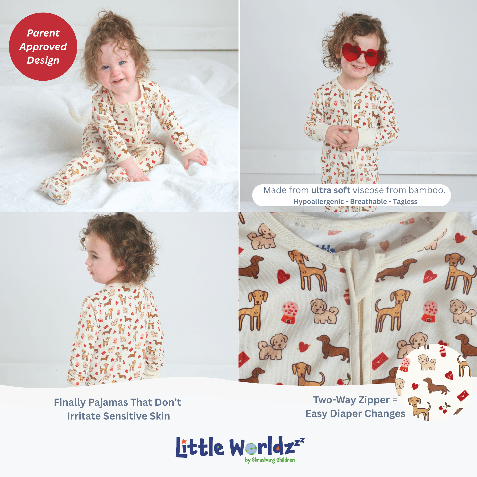 Puppy Bamboo One-piece