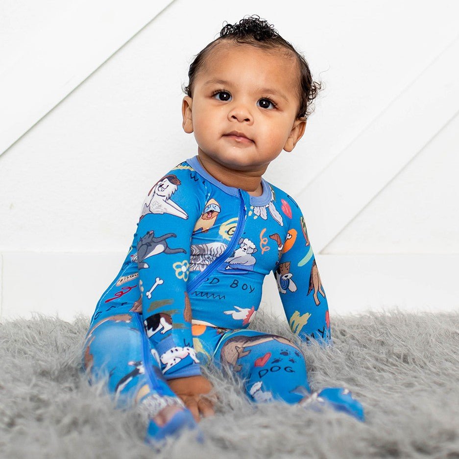 Puppy Pals Blue Footie