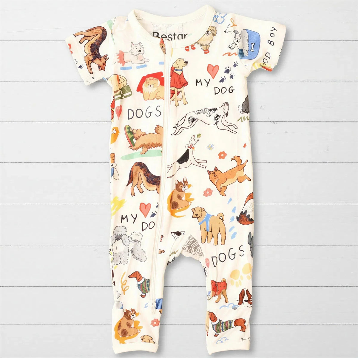 Puppy Pals White Coverall