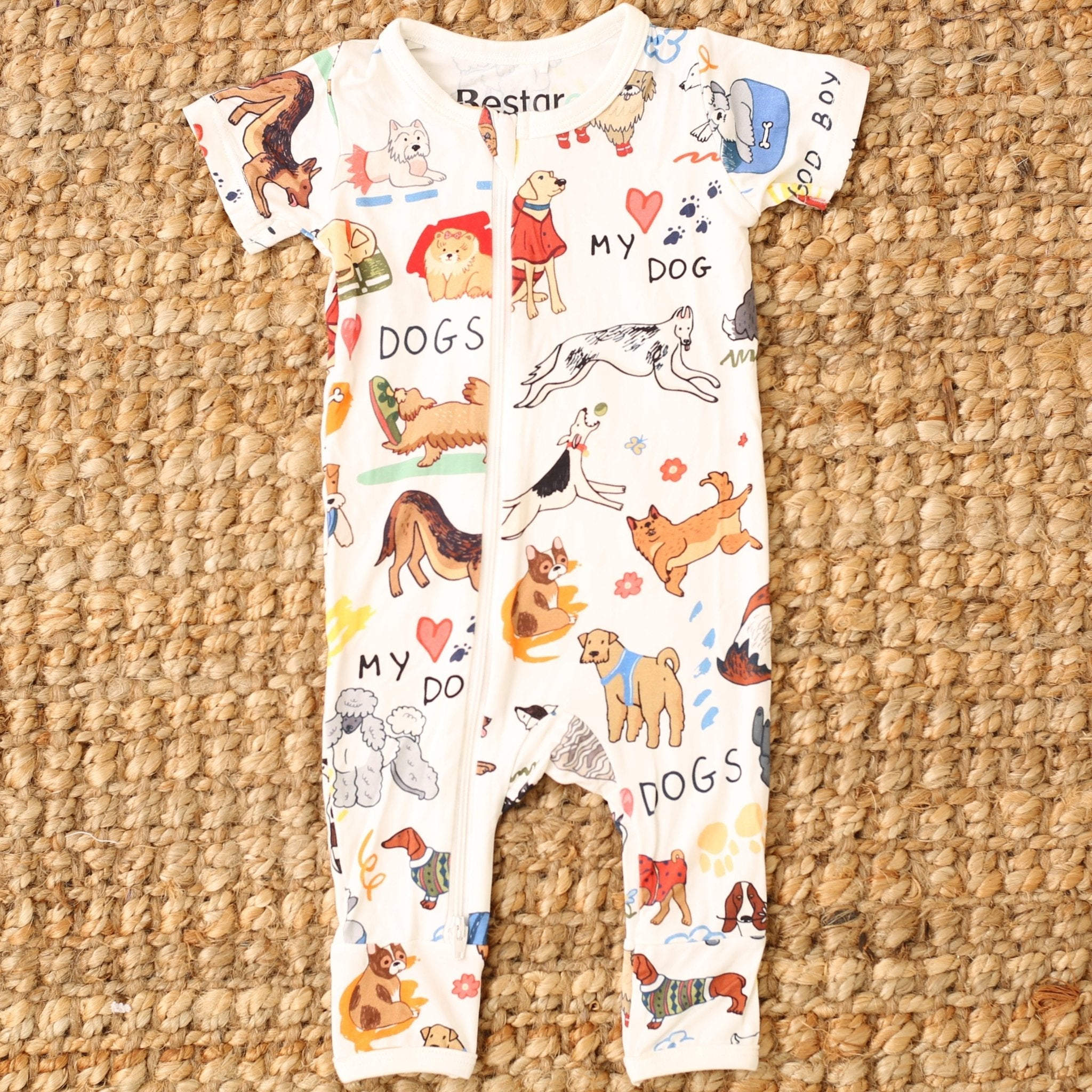 Puppy Pals White Coverall