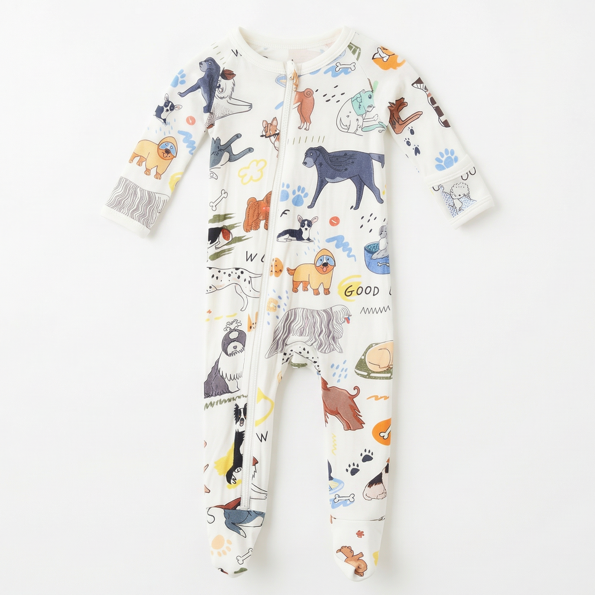 Puppy Pals White Footie