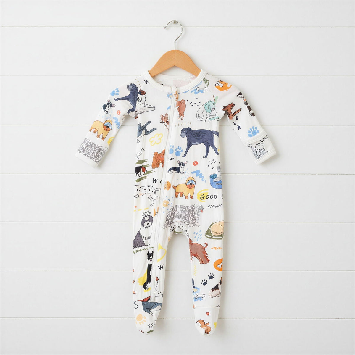Puppy Pals White Footie