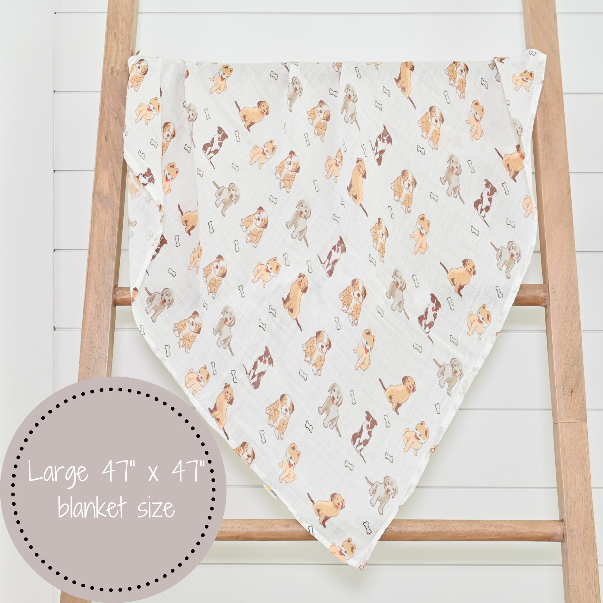 Woof Woof Swaddle Blanket