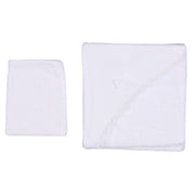 Purity | Girls White Hooded Towel & Washcloth