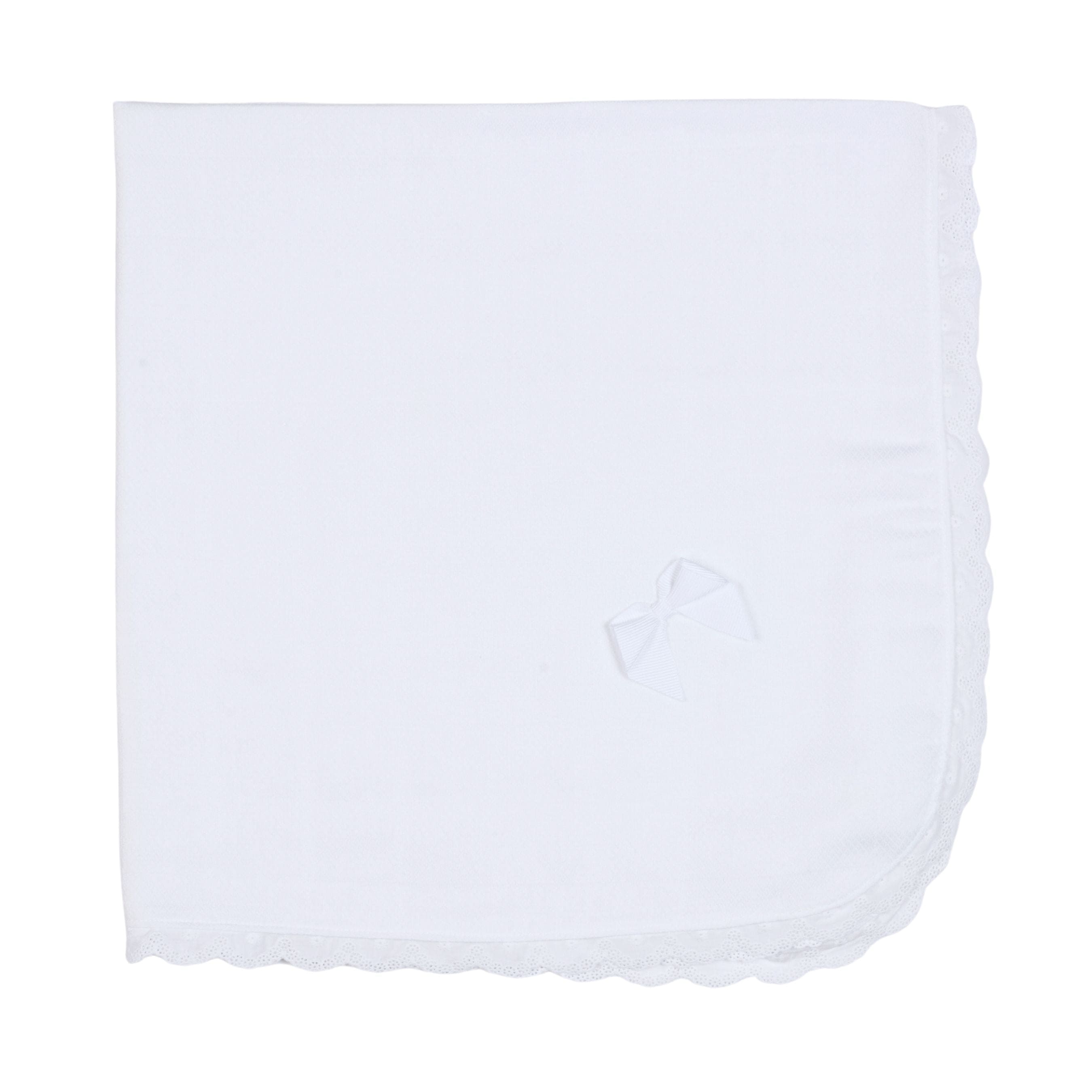 Purity | Girls White Broderie Anglaise Muslin Square