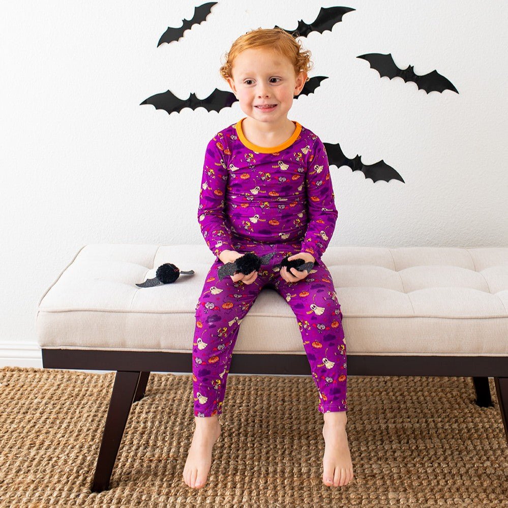Purple Boo Crew Pjs