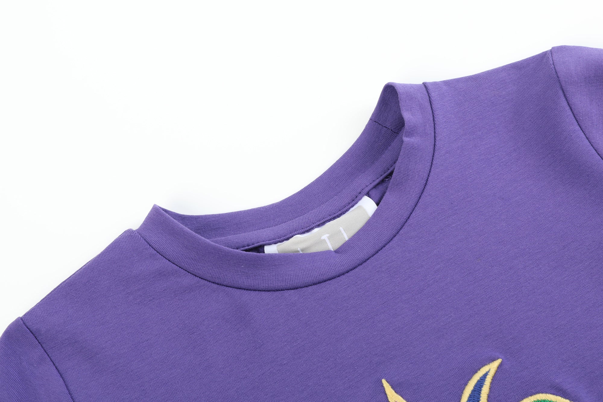 Purple Mardi Gras Applique Shirt And Shorts Set