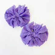 Orchid | Ruffled Hair Clip
