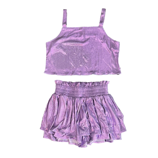 Tweenstyle By Stoopher - Purple Plisse Set