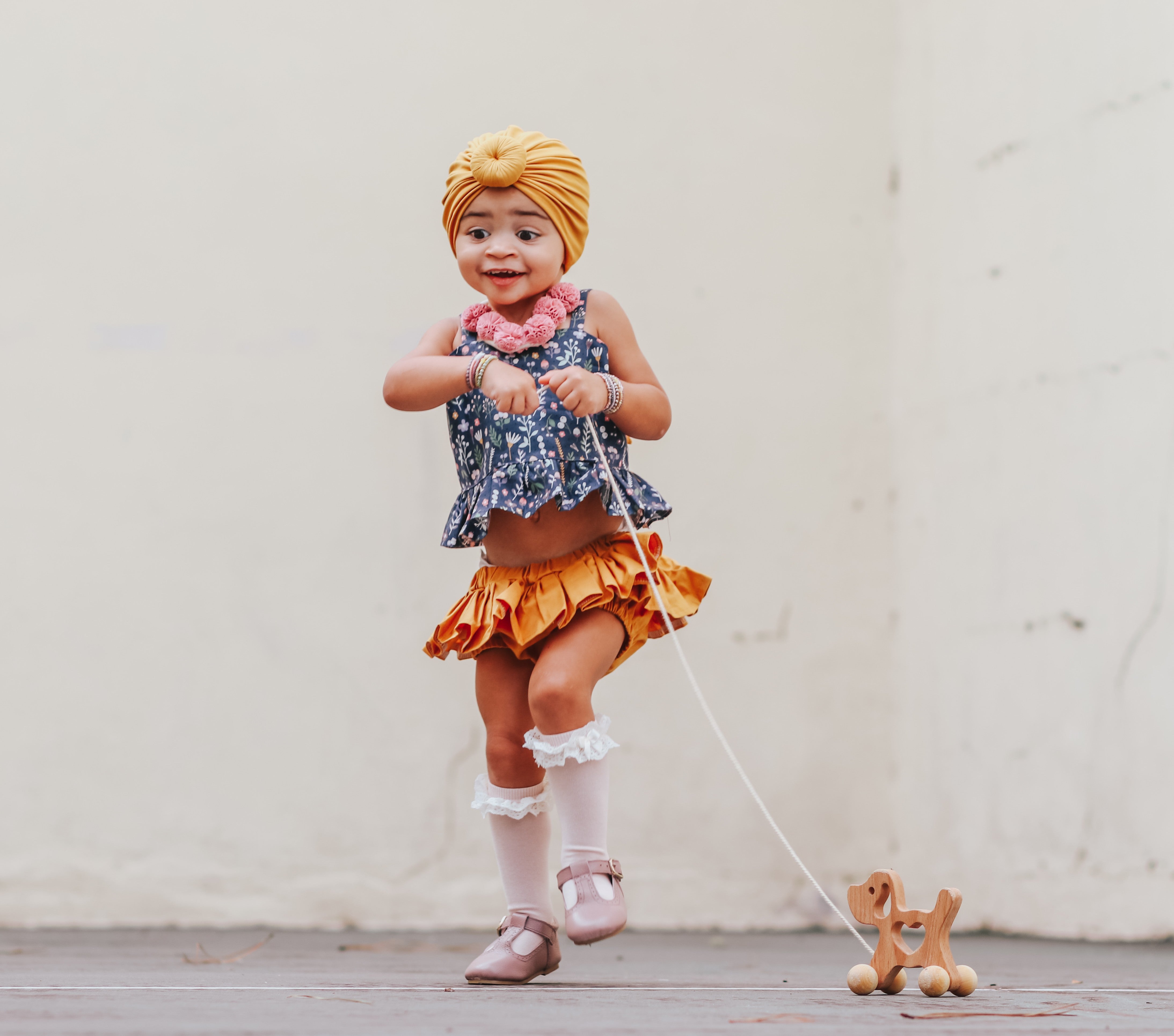 Wooden Dog Pull Along Toy