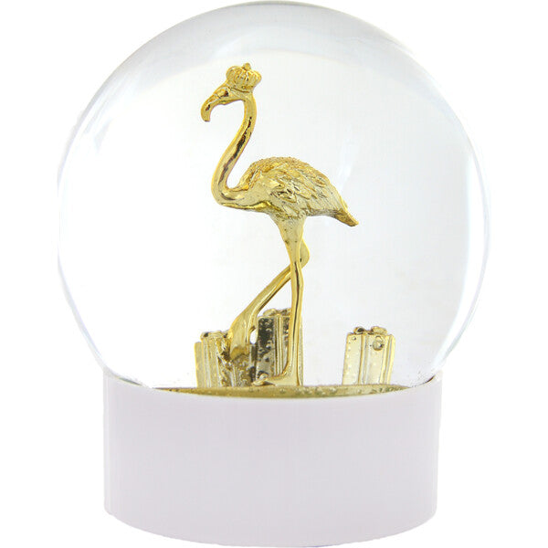 Flamingo Snowglobe