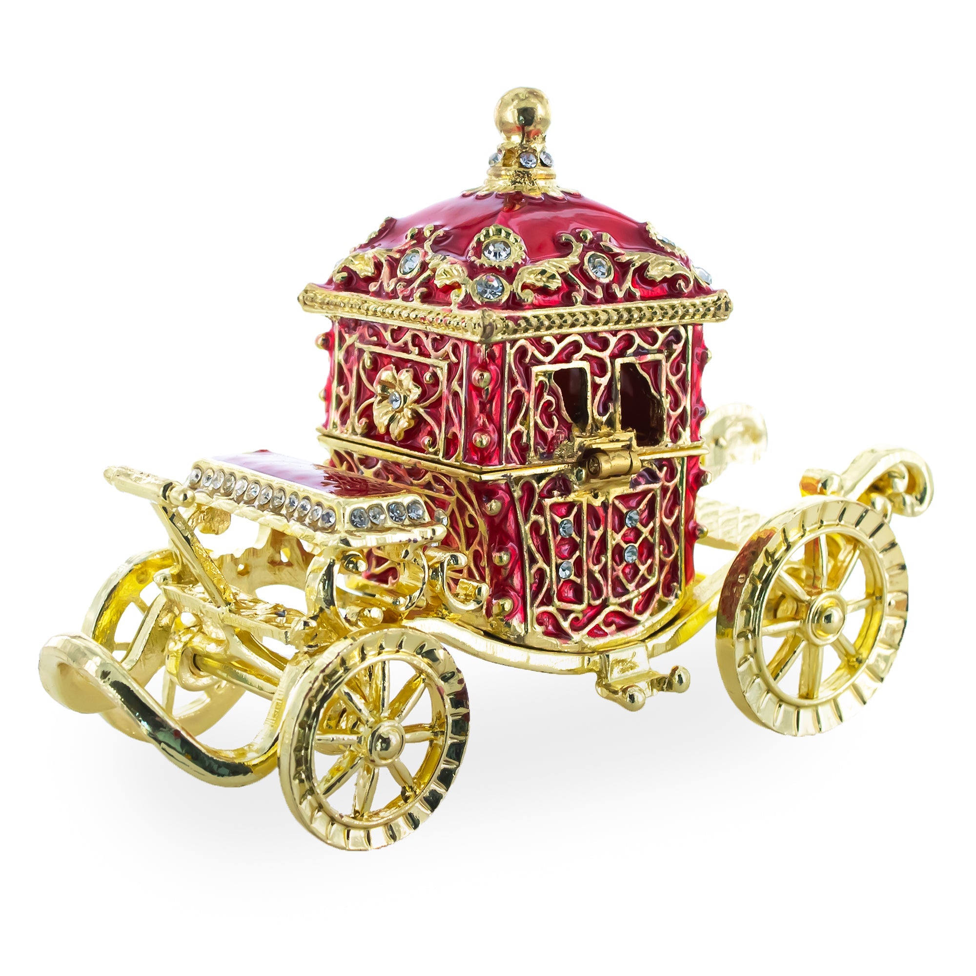 Coronation Coach Jewelry Trinket Box Figurine