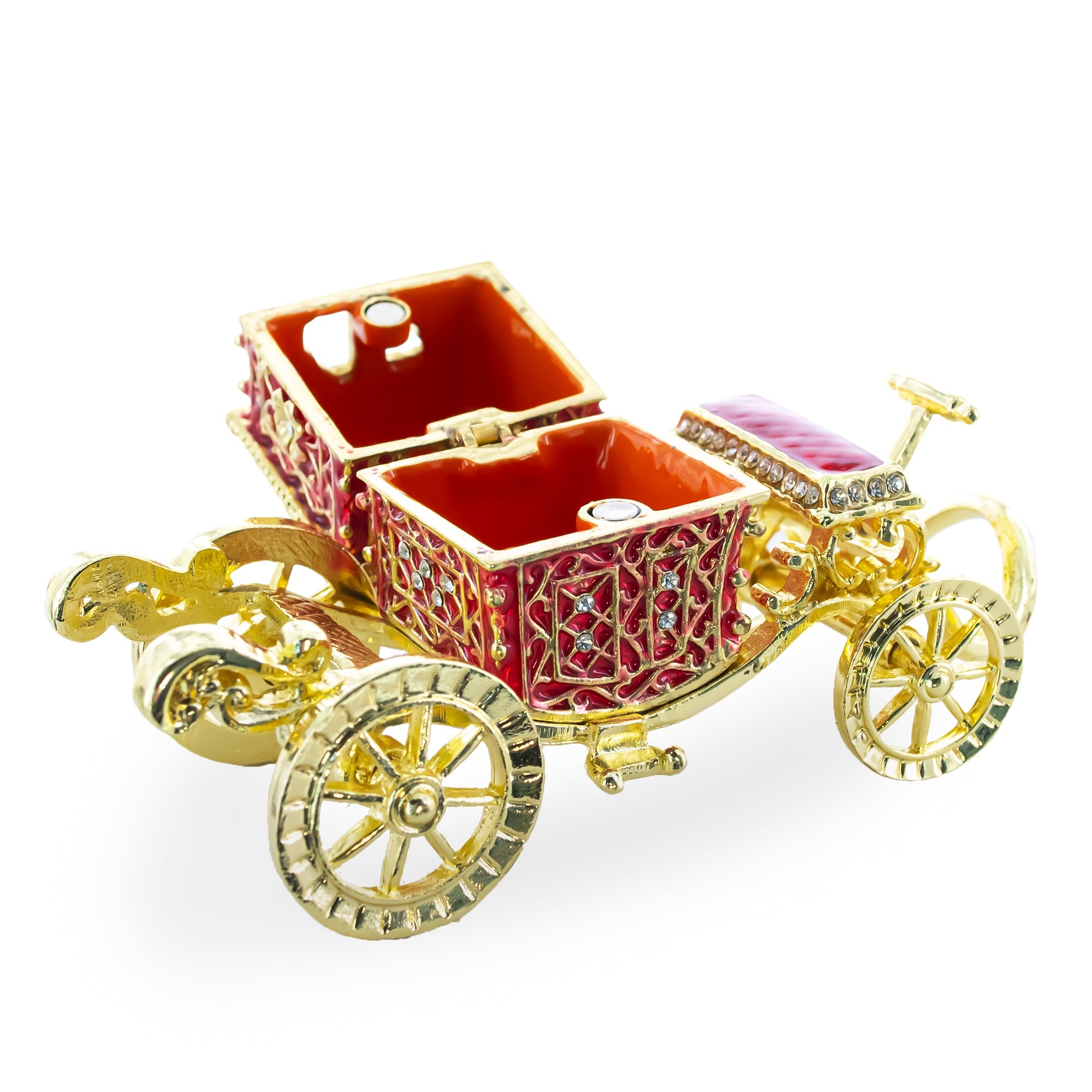 Coronation Coach Jewelry Trinket Box Figurine